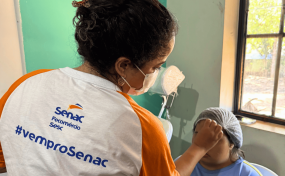 Em aluso  Semana Nacional da Pessoa com Deficincia Intelectual e Mltipla, Senac Taquaralto promove ao na APAE