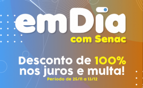 Senac Tocantins lana ao para recuperar crdito e facilitar retorno de alunos aos estudos